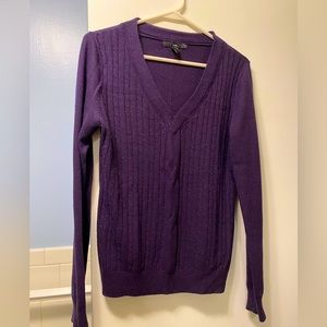 H&M Purple Wool Sweater